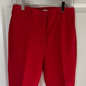 Rachel Zoe Red Capris Size 2